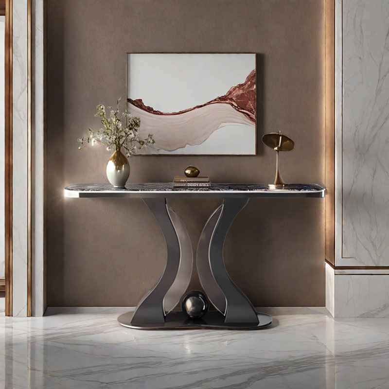 17 Stories Modern Minimalist Luxury Console Table - Wayfair Canada